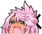 Angry Noises Chloe von Einzbern Sticker - WaifuBait