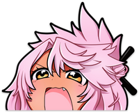 Angry Noises Chloe von Einzbern Sticker - WaifuBait