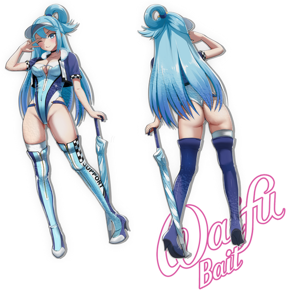 Race Queen Aqua Front + Back - WaifuBait