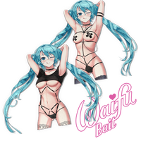 Raver Miku Sticker - WaifuBait