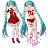 Christmas Miku Stickers - WaifuBait